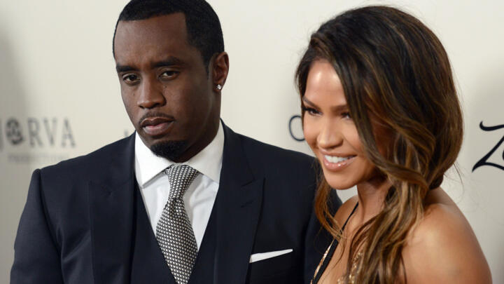 Rapper and producer P. Diddy and R&B singer Cassie attend a film premiere in Los Angeles on March 7, 2016.