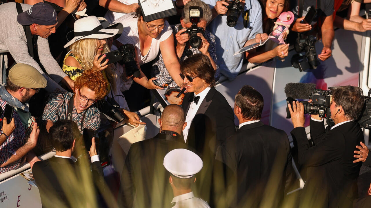 Tom Cruise at the 78th Cannes Film Festival in Cannes, France, May 14, 2025. 